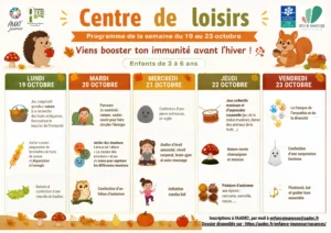 Programme vacances 3-11 ans
