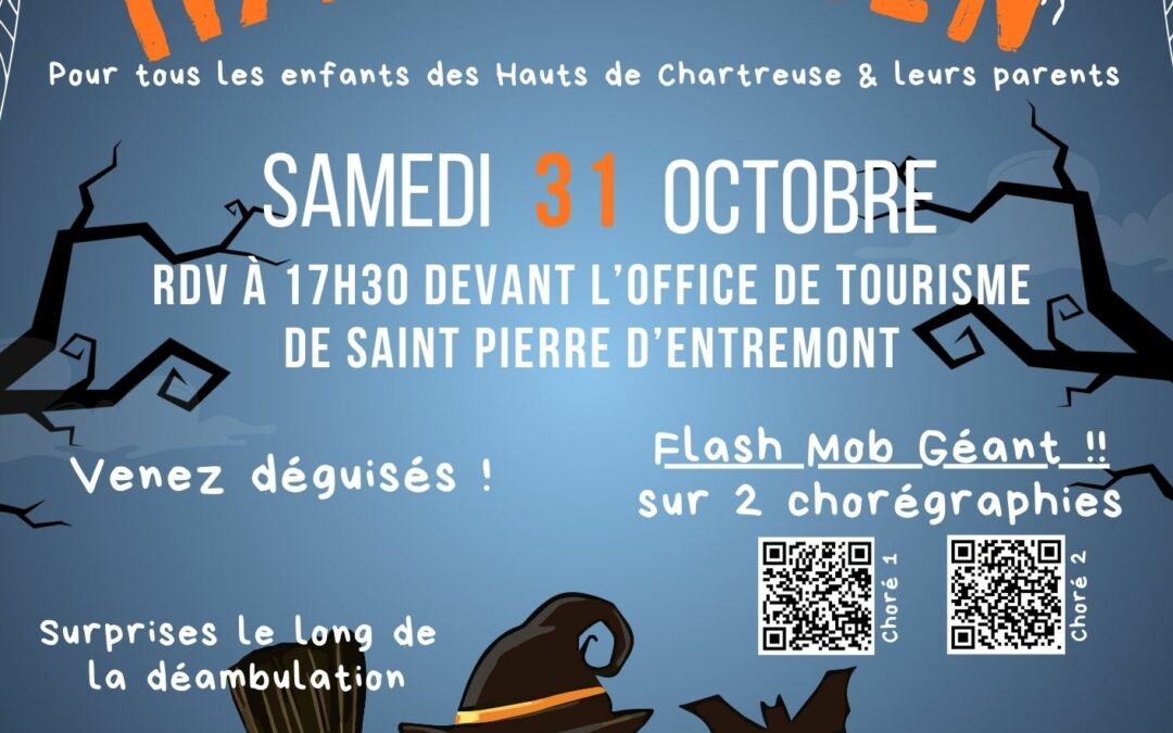 deambulation halloween St Pierre Entremont
