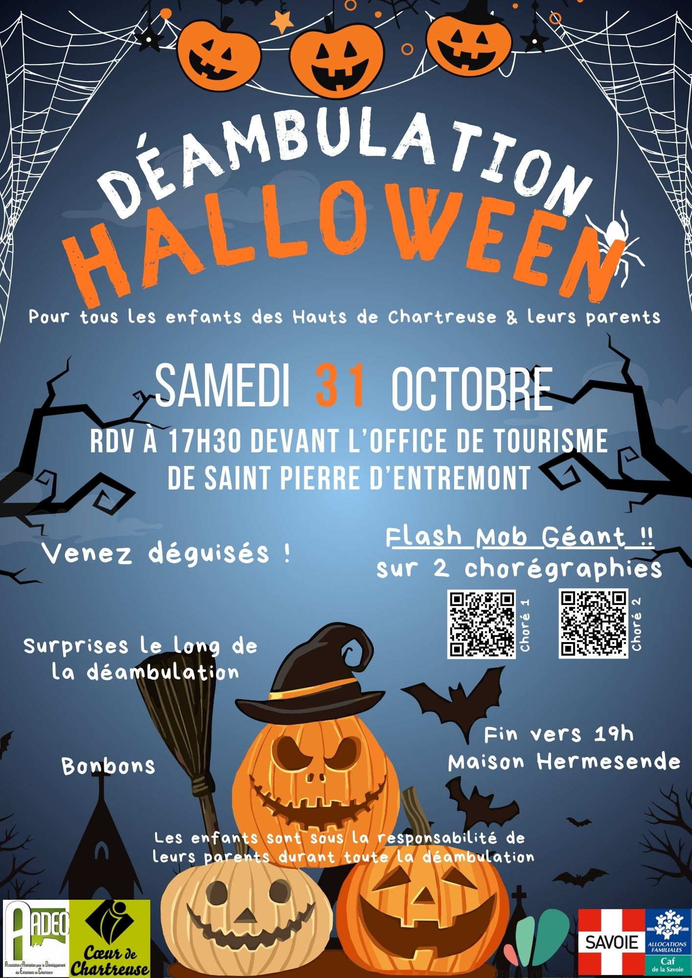 deambulation halloween St Pierre Entremont