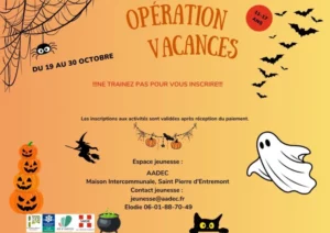 Vacances automnale 11-17 ans